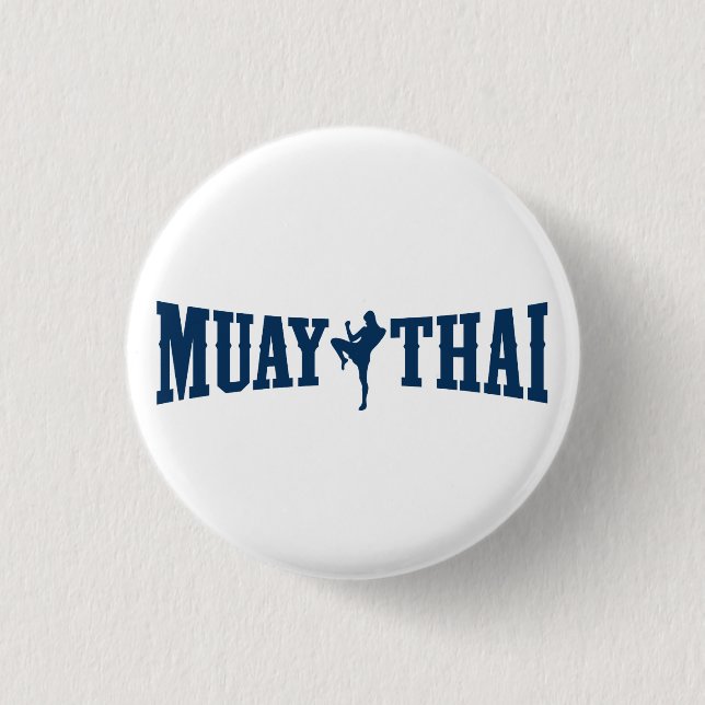 Muay thailändsk logotyp knapp (Framsida)