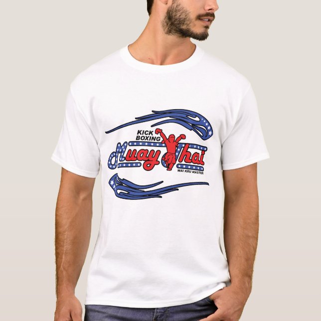Muay thailändsk T-tröja T-shirt (Framsida)