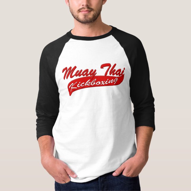 Muay thailändska Kickboxing Tee (Framsida)