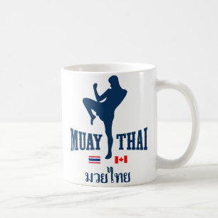 Muay thailändska Thailand Kanada Kaffemugg