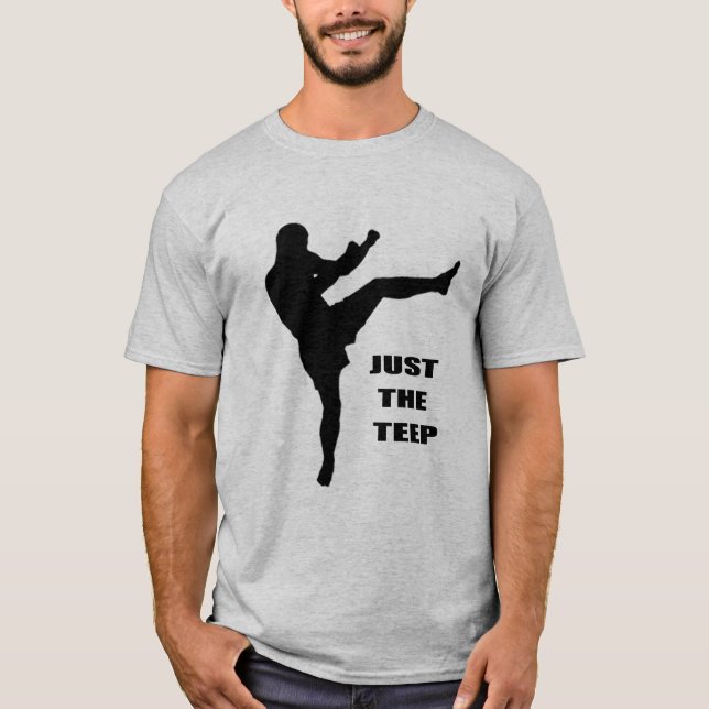 Muay thailändskt Teep försvar Tee Shirt (Framsida)