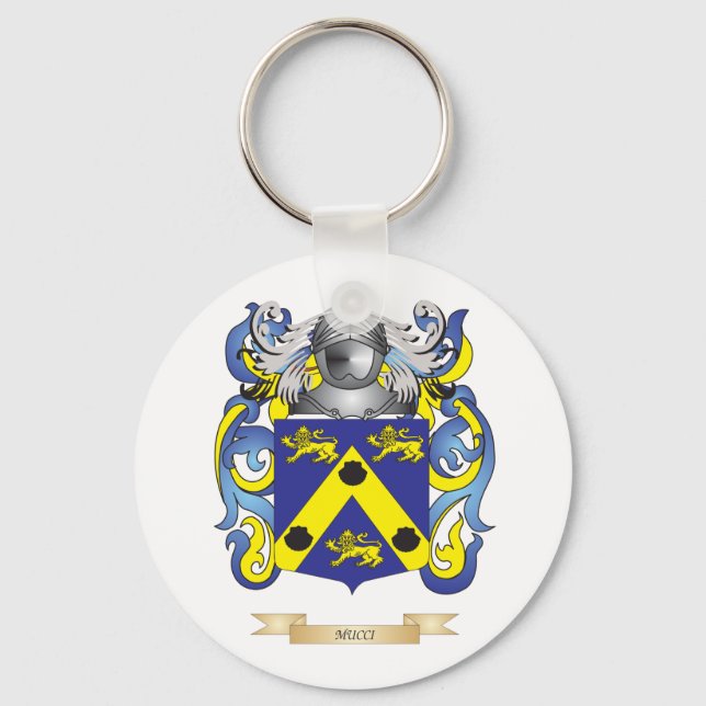 Mucci Jackar av Arm (Family Crest) Nyckelring (Framsida)