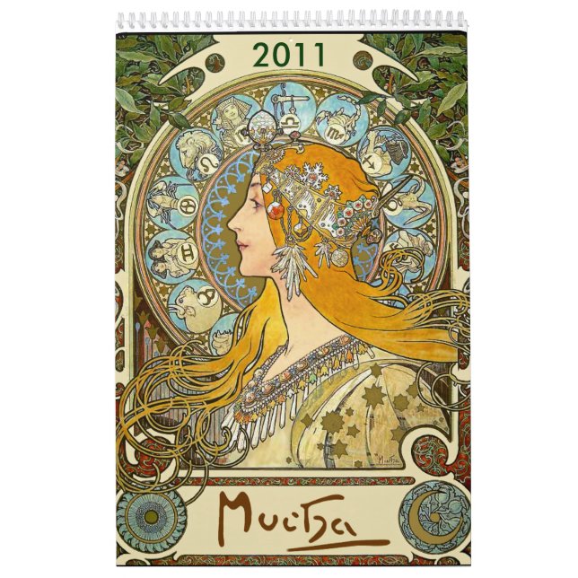 Mucha 2011-kalender kalender (Omslag)