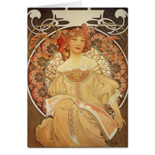 Mucha-2-1890 Hälsningskort