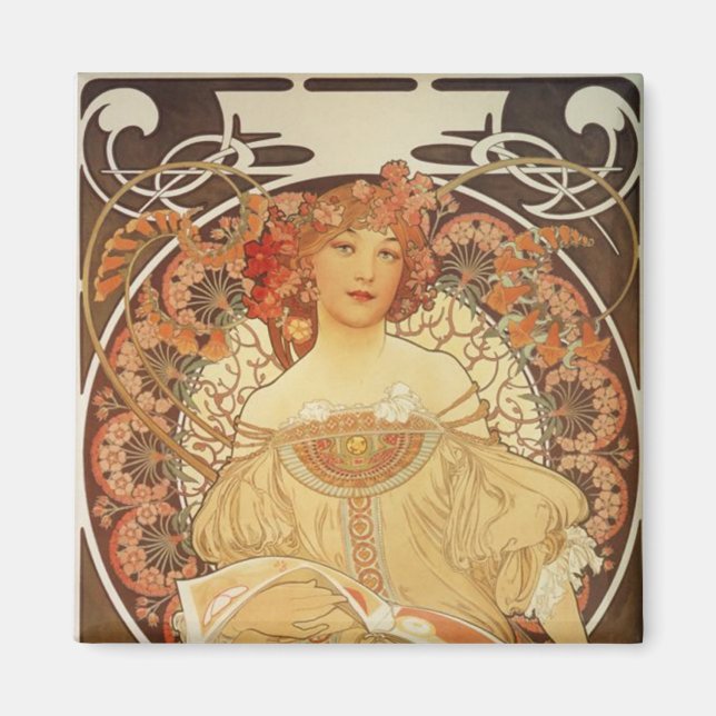 Mucha-2-1890 Magnet (Framsidan)