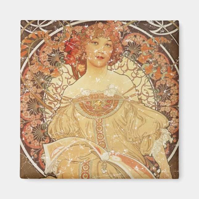Mucha 2-1890 - nödlidande magnet (Framsidan)