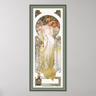 Mucha affischtryck: Sylvais parfymannons Poster