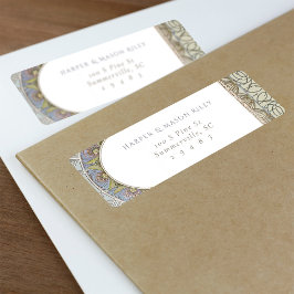 Mucha Anpassningsbar Return-adressetikett Returadress Etikett