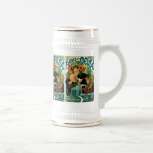 Mucha Art nouveau: Bieres de la Meuse Sejdel