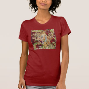 Mucha Art nouveau: Kvinnor med Daisy T Shirt