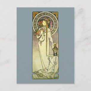 Mucha Art nouveau Trappistine-vykort Vykort