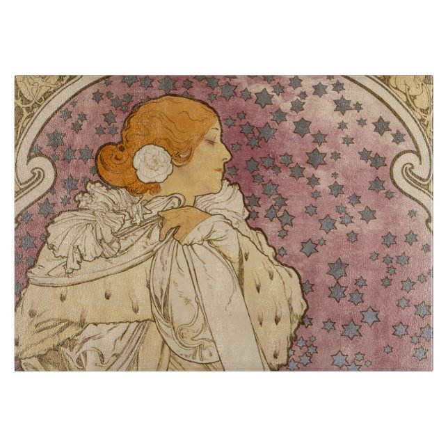 Mucha Art nouveau Woman Beauty (Framsidan)