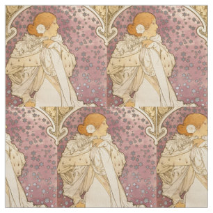 Mucha Art nouveau Woman Beauty Tyg