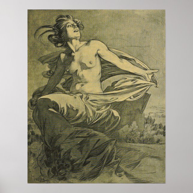 Mucha - Avril Cocorico Poster (Framsidan)