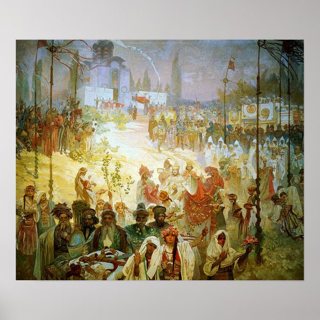 Mucha - Crowning Dusan Poster (Framsidan)