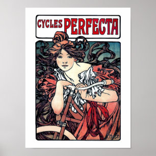 Mucha cyklar Perfecta Poster