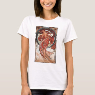 Mucha dans tee shirt