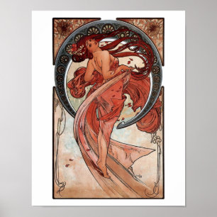Mucha dansart deco poster
