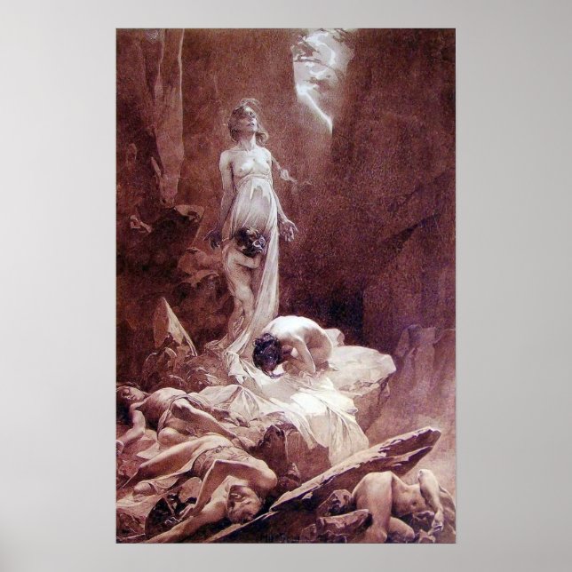 Mucha - Fader vår Poster (Framsidan)
