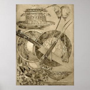 Mucha - Från Document Decoratifs 1901 Poster