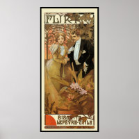 Mucha - Fransken Vintage Poster Art - Vänd