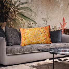 Mucha - Höstblad nr 2-1902 Lumbarkudde