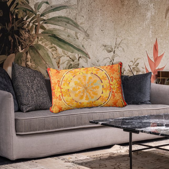 Mucha - Höstblad nr 2-1902 Lumbarkudde (Skapare uppladdad)