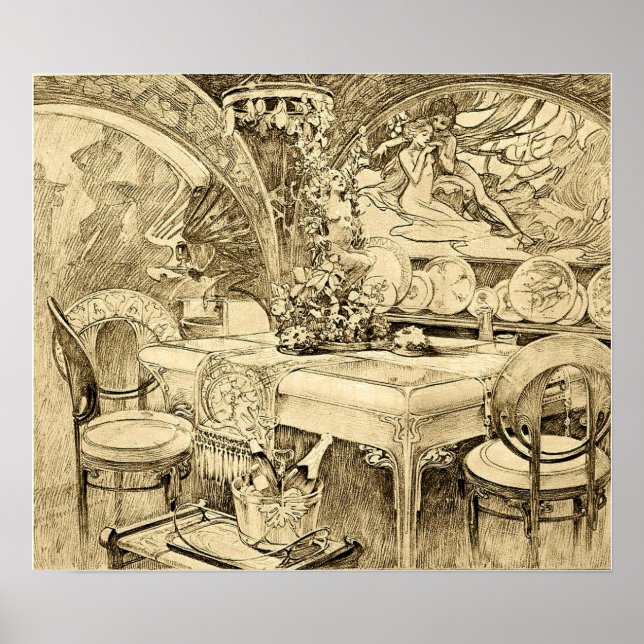 Mucha - Illustration 1901 Poster (Framsidan)