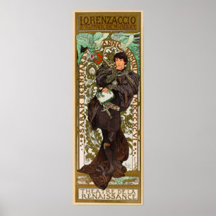 Mucha - La Renaissancen Poster