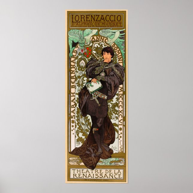 Mucha - La Renaissancen Poster (Framsidan)