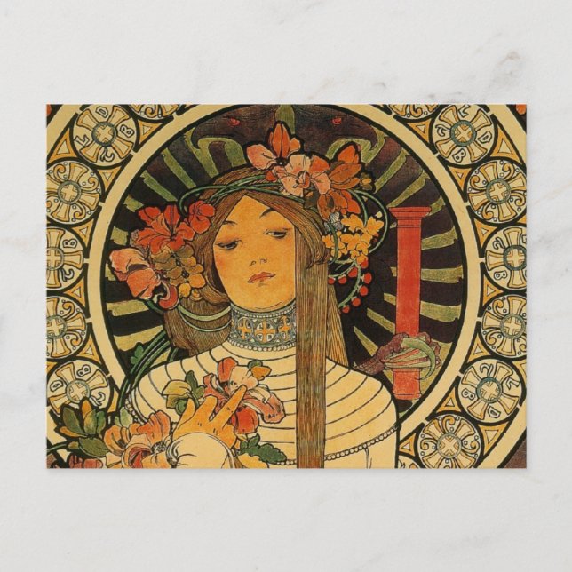 Mucha La Trappistine Vykort (Framsida)