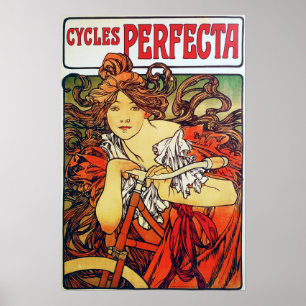 Mucha - Perfekta cyklar Poster