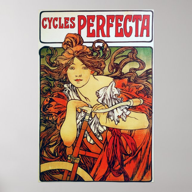Mucha - Perfekta cyklar Poster (Framsidan)