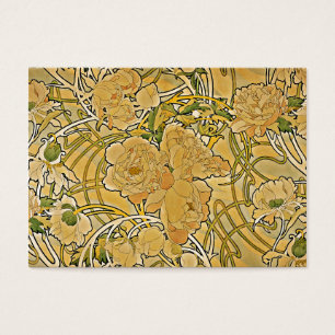 Mucha pioner 1897 visitkort