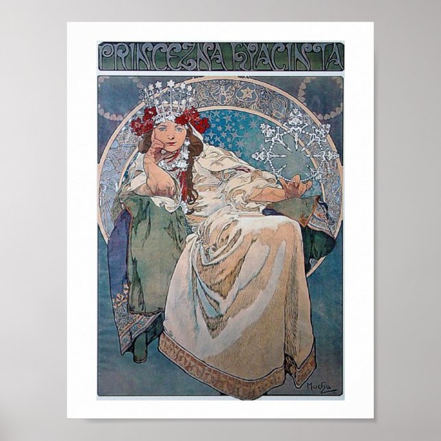 mucha princess hyacinta poster (Framsidan)