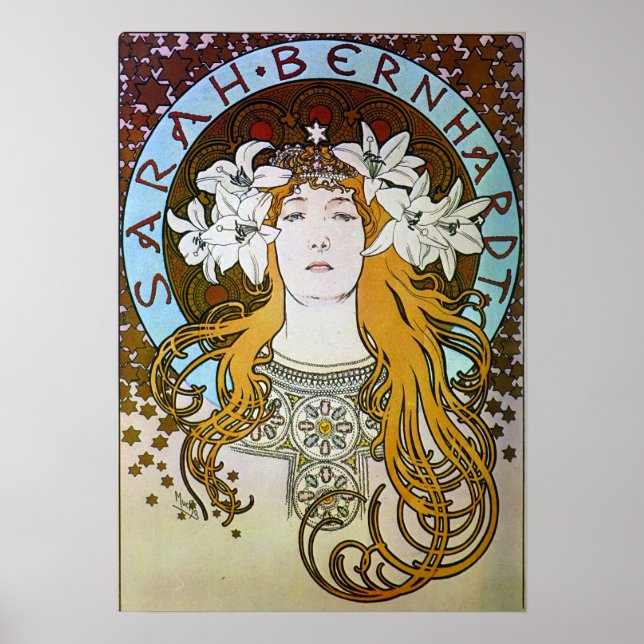 Mucha - Sarah Bernhardt Poster (Framsidan)