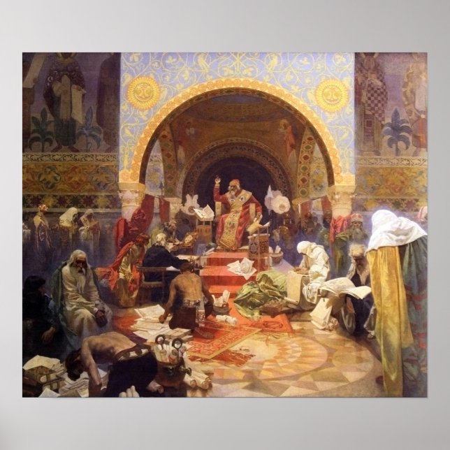 Mucha - Simeon Bulgarsk Poster (Framsidan)