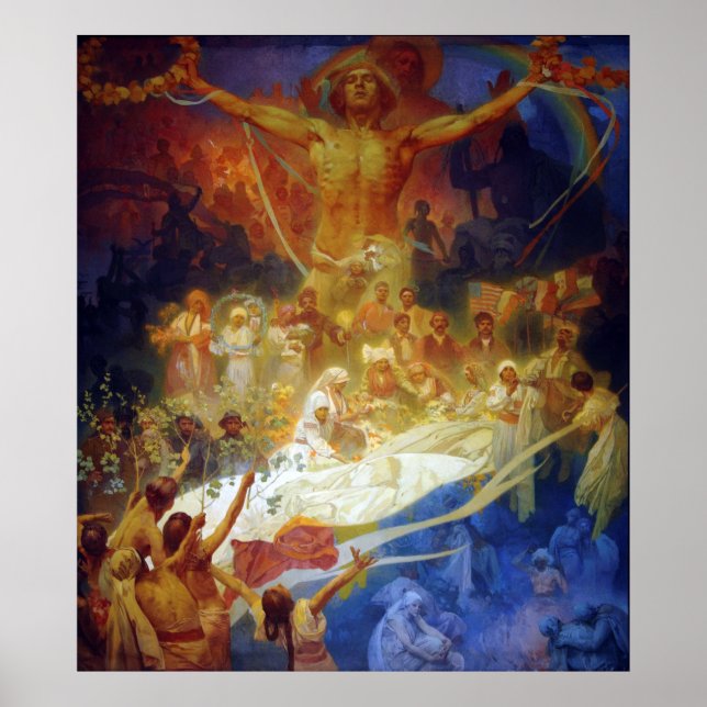 Mucha SLAV EPIC NO. 20........1926 Poster (Framsidan)