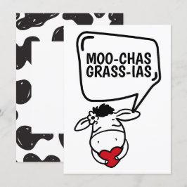 Muchas Gracias Cow Tharie Lényj Tack Kort