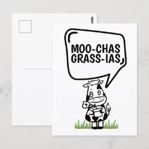 Muchas Gracias Cow Tharie Lényj Vykort