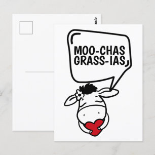 Muchas Gracias Cow Tharie Lényj Vykort