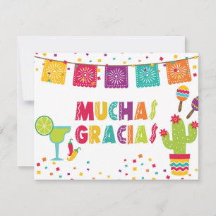 Muchas Gracias Tack för kortet Julkort