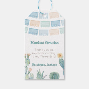 Muchas Gracias Taco Mexikanska fiesta Shower Party Presentetikett