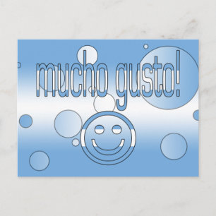 Mucho Gusto! Argentinska Färger-pusselkonst Vykort