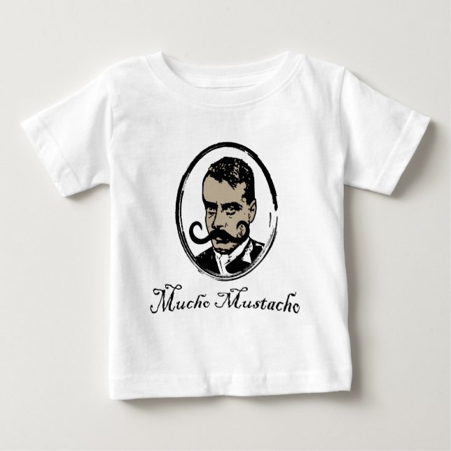 Mucho Mustacho - Zapata Tee Shirt (Framsida)