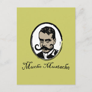 Mucho Mustacho - Zapata Vykort