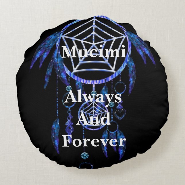 Mucimikuddar runt rund kudde (Baksidan)