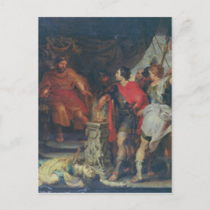 Mucius Scaevola före Lars Porsena, 1618-20 Vykort