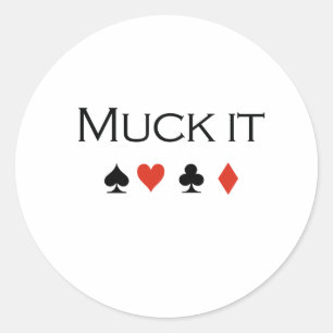 Muck it T-shirt Runt Klistermärke