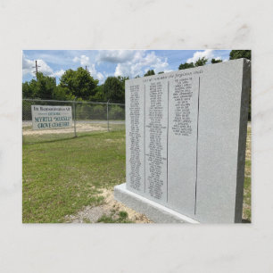 Muckle Grove Cemetery, Georgetown, SC Vykort